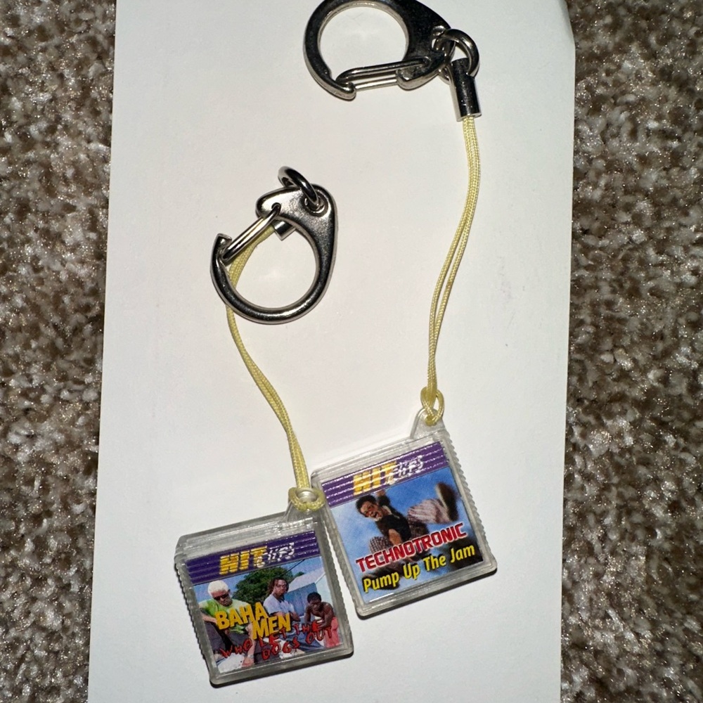 Baha Men and Technotronic Hit Clips mp3 song keychains